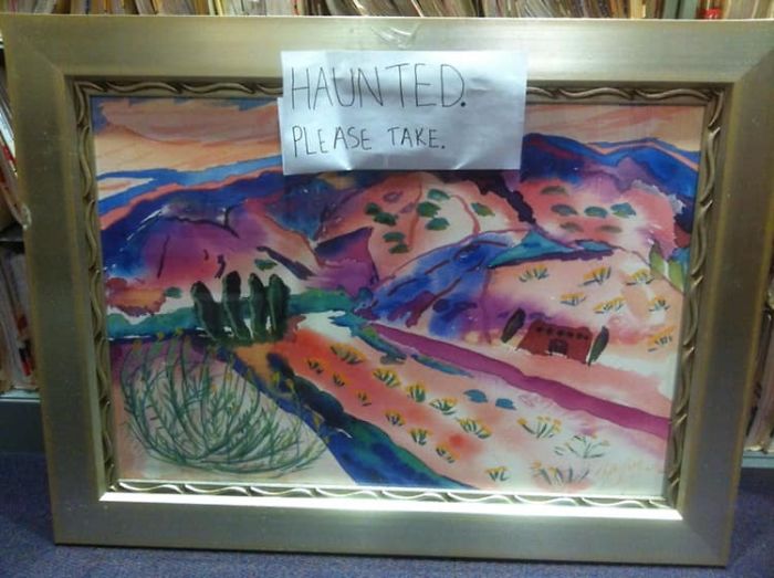 Found This Bad Boy Propped Up On A Fence On The Side Of The Road A Couple Years Ago While Walking To Work... You Bet Your Buttons It Came Home With Me!