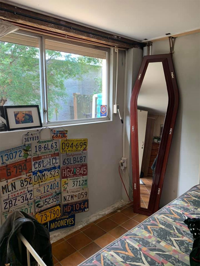 Something That I Think Is Worthy Of This Group. My Coffin Lid Mirror I Bought Roughly 6 Years Ago From An Antique Store On The Gold Coast, Australia