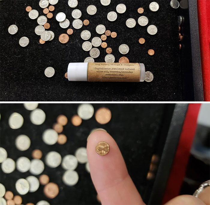 Check Out These Perfect Metal Mini Coins! 3 For $1 They Came Home With Me! Chapstick For Scale
