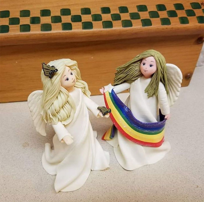 A Few Years Ago I Came Across The Rainbow One At A Thrift Store That Was Closing. My Grandmother Went Back And Bought It As A Surprise . A Year Later I Was Surprised By The Other One At A Goodwill