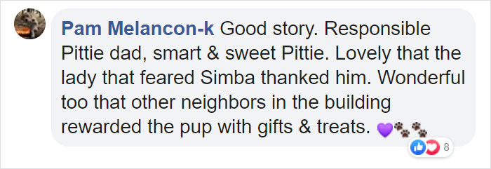 Woman Was Scared Of Neighbor's Pit Bull, Until He Saved Her When She Was In Trouble