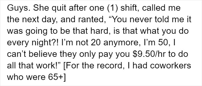'Guys. She Quit After One Shift': Person From An Office Job Tries Working In A Food Service Job, Gets A Reality Check