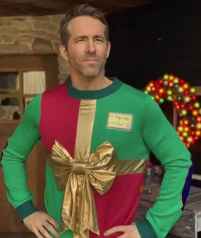 After Being Pranked Into Wearing An Ugly Sweater Last Year, Ryan Reynolds Uses It To Give Back To Kids In Need