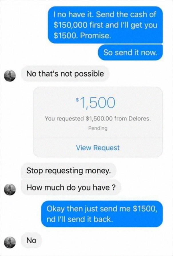 Scam 'Victim' Plays Dumb To Annoy The Hell Out Of Scammer 'Offering' Them $150,000