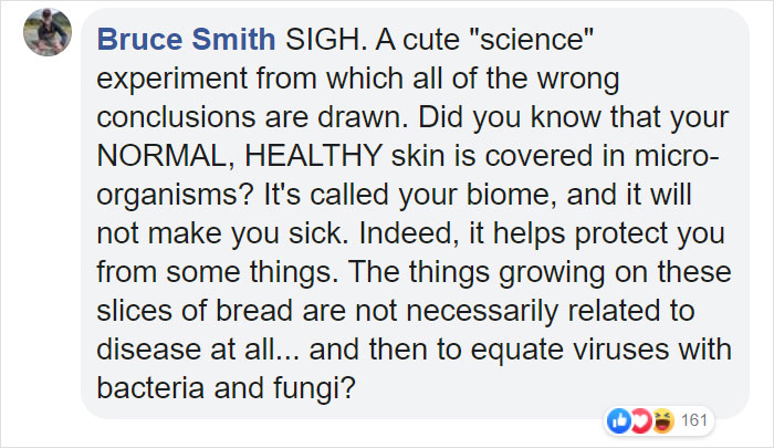 Elementary School's Science Experiment With White Bread Is Going Viral Elementary School's Science Experiment With White Bread Is Going Viral