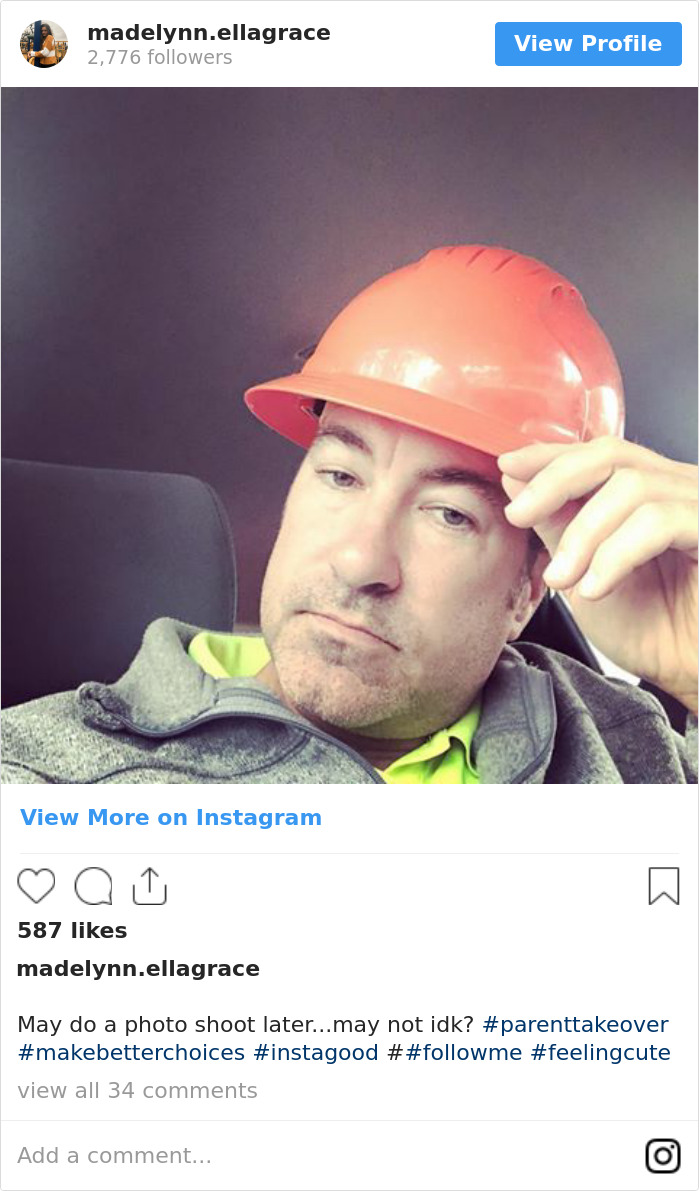 Dad Punishes Teen Daughter By Taking Over Her Social Media For 2 Weeks, His Posts Receive More Likes Than Hers Dad Punishes Teen Daughter By Taking Over Her Social Media For 2 Weeks, His Posts Receive More Likes Than Hers