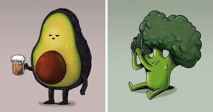 What Fruits And Vegetables Would Do If They Were Alive (30 Pics By Alex Solis)