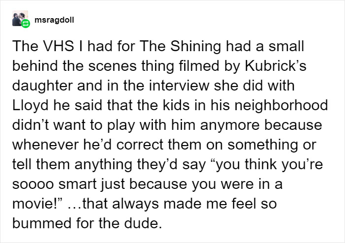 Turns Out The Child Actor Playing Danny In &ldquo;The Shining&rdquo; Had No Clue They Were Filming A Horror Movie