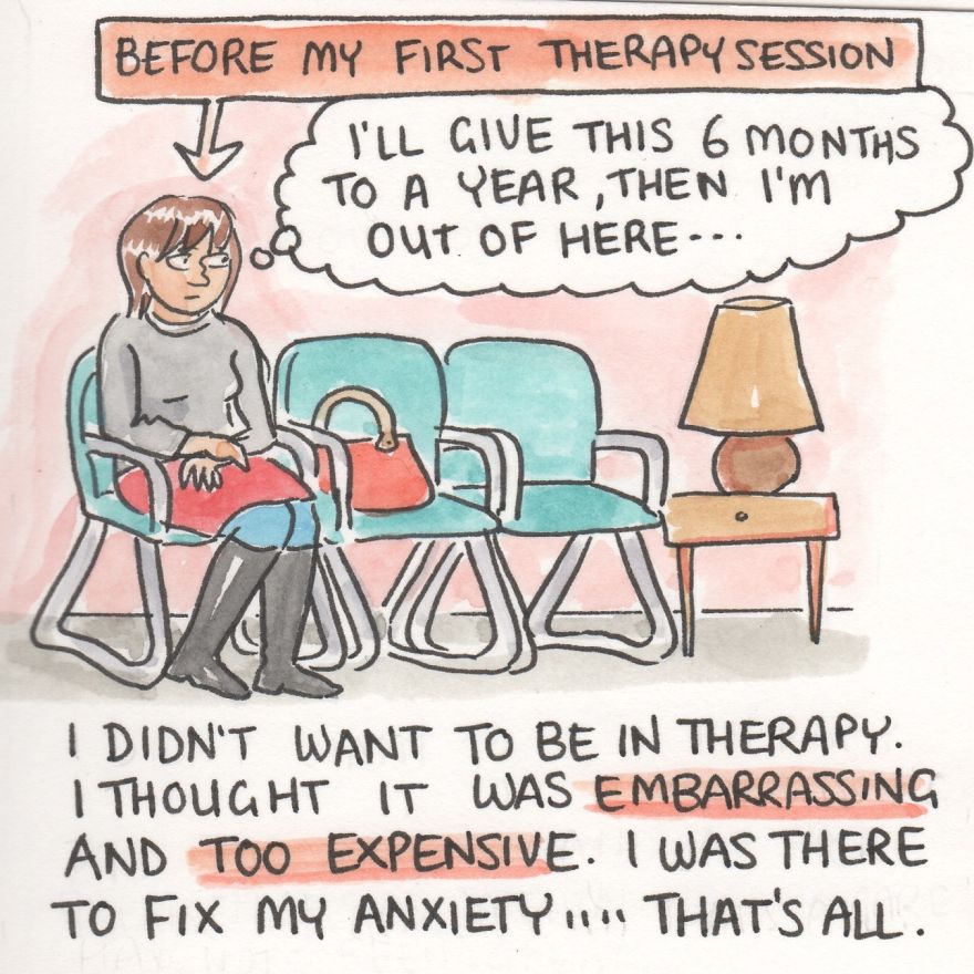 I Illustrate My Therapy Process To Show People It Can Get Better (10 Pics)