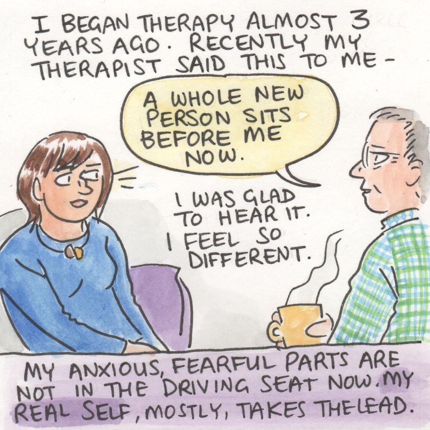 I Illustrate My Therapy Process To Show People It Can Get Better (10 Pics) I Illustrate My Therapy Process To Show People It Can Get Better (10 Pics)