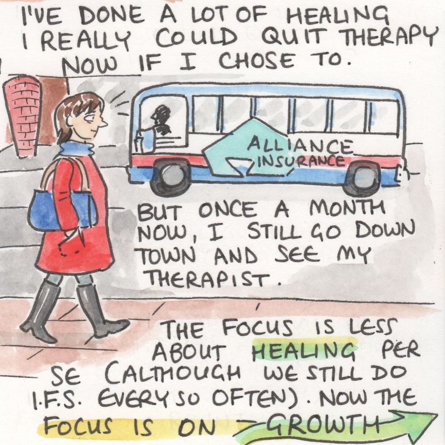 I Illustrate My Therapy Process To Show People It Can Get Better (10 Pics)