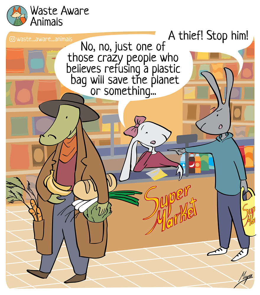 I Create A Comics To Share My Funny Struggle With Zero Waste Living