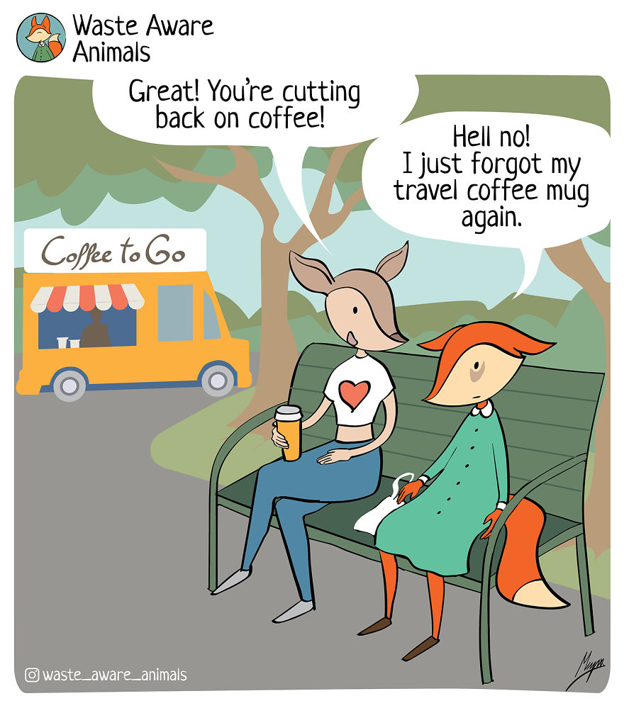 I Create A Comics To Share My Funny Struggle With Zero Waste Living