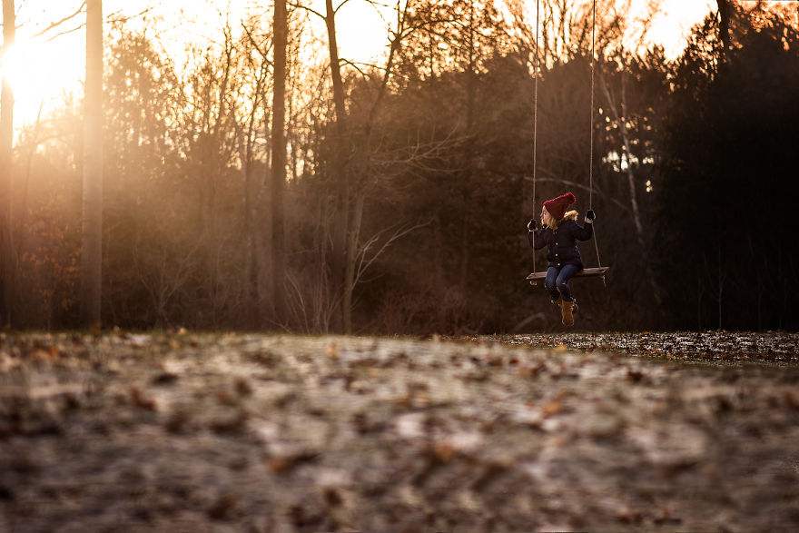 I've Photographed My Daughter On The Same Tree Swing For 3 Years, Here Are Some Of My Favorites
