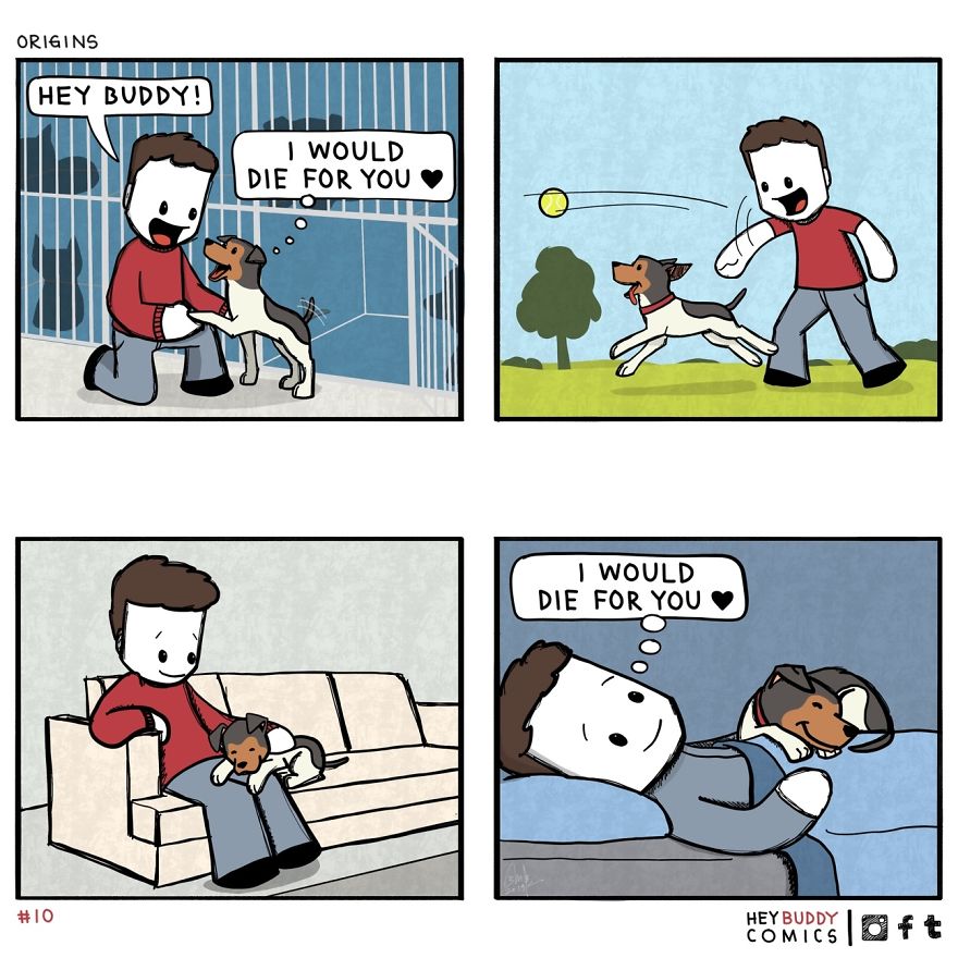 24 Comics About My Relationship With My Dog - The Good, The Bad, And The Oh So Sad