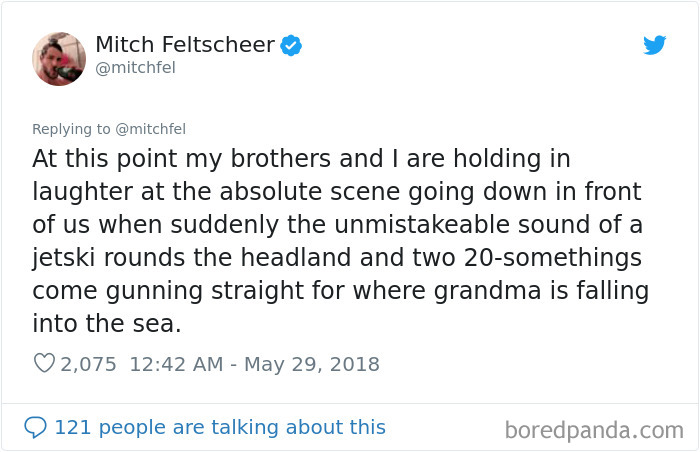 This Guy’s Grandmother’s Ashes Got Scattered By Jetskis And It’s As Bad As It Sounds This Guy’s Grandmother’s Ashes Got Scattered By Jetskis And It’s As Bad As It Sounds