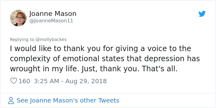 Woman Explains A Lesser Known Symptom Of Depression And People Are Thanking Her Woman Explains A Lesser Known Symptom Of Depression And People Are Thanking Her