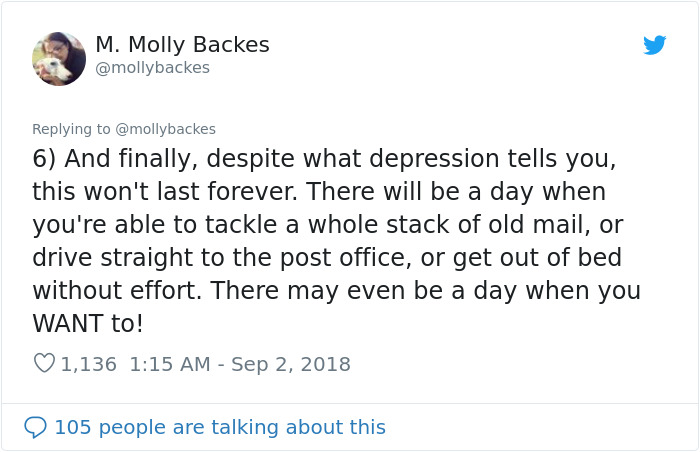 Woman Explains A Lesser Known Symptom Of Depression And People Are Thanking Her Woman Explains A Lesser Known Symptom Of Depression And People Are Thanking Her