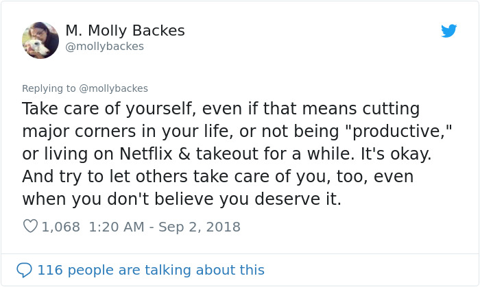 Woman Explains A Lesser Known Symptom Of Depression And People Are Thanking Her Woman Explains A Lesser Known Symptom Of Depression And People Are Thanking Her