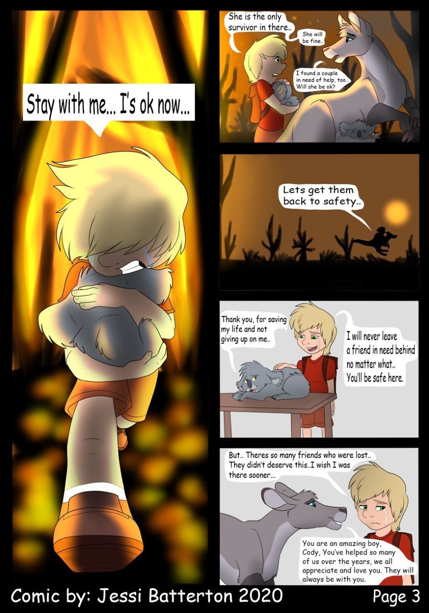 I Illustrate Fire Rescuers In Australia