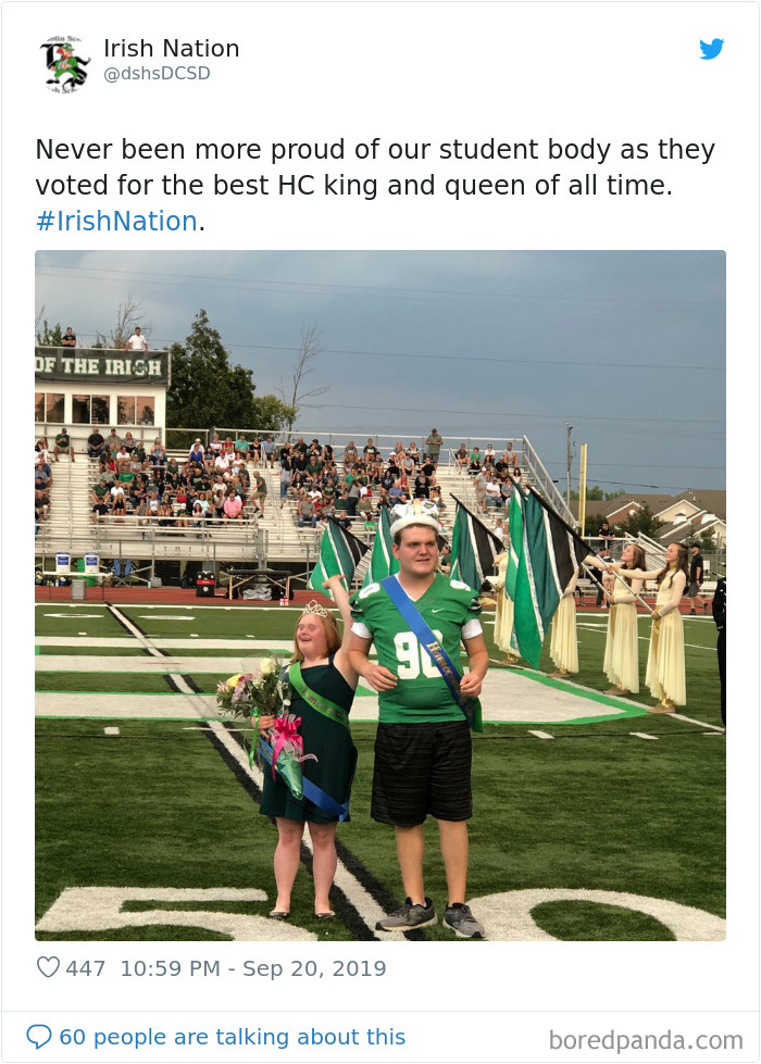 This Speaks Volumes For The Irish Nation Student Body And The Love We Have For One Another