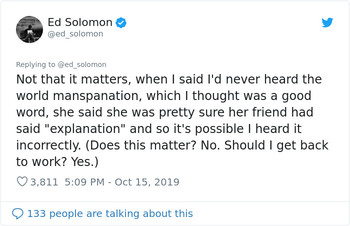 Women Tell Man Not To Mansplain "Men In Black" To Them, Turns Out He's The Writer