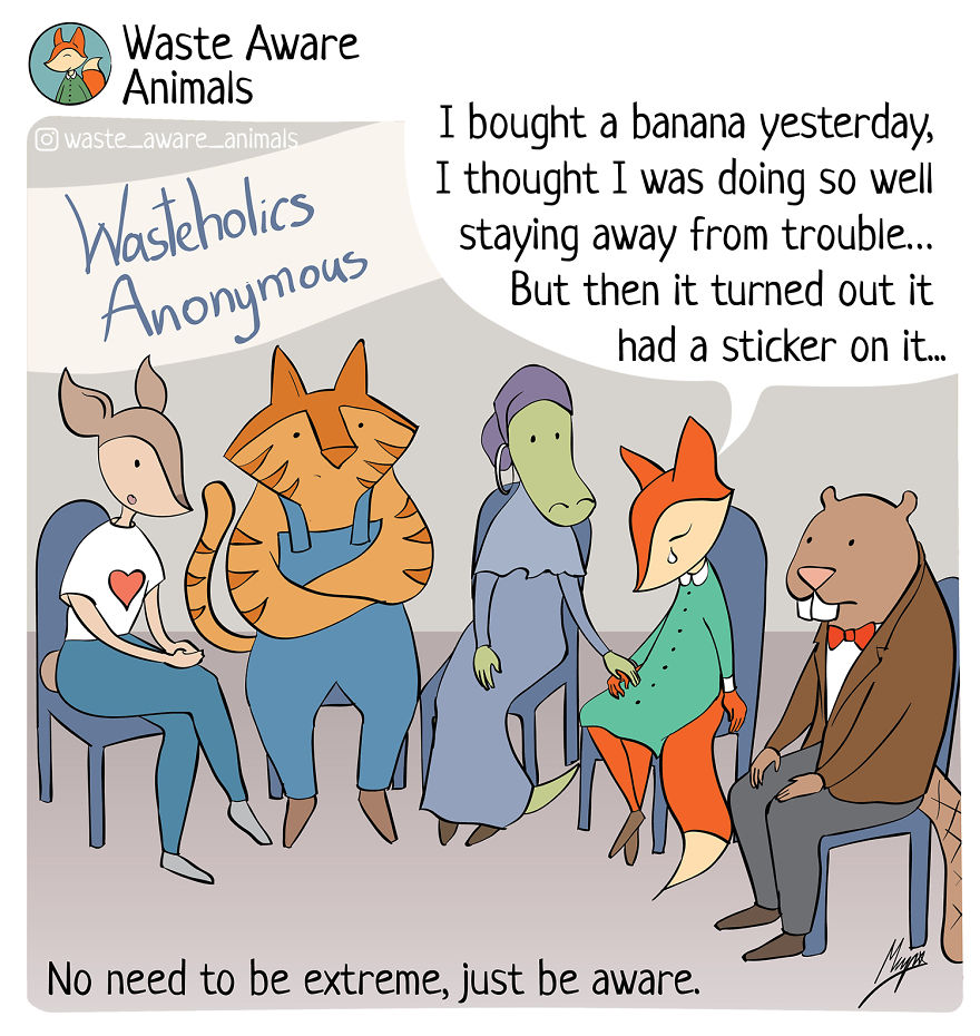 I Create A Comics To Share My Funny Struggle With Zero Waste Living