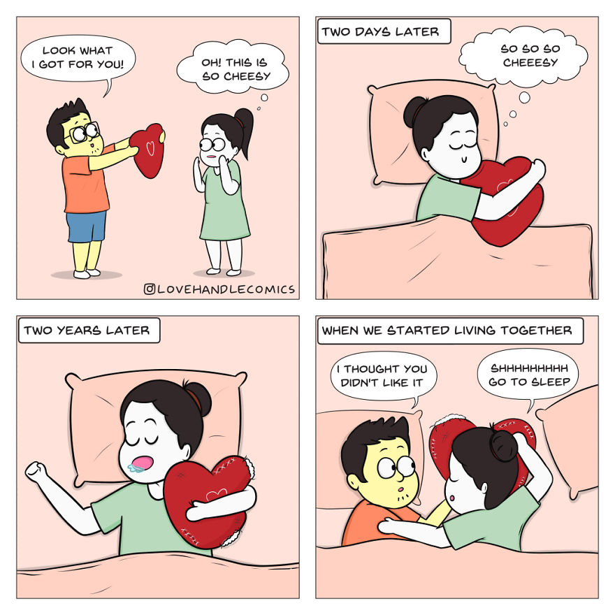 20 Comics Illustrating The Daily Moments From Our Relationship