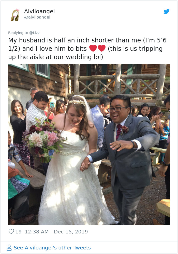 Women Who Are Dating Shorter Guys Share Their Pics In A Viral Twitter Thread Women Who Are Dating Shorter Guys Share Their Pics In A Viral Twitter Thread