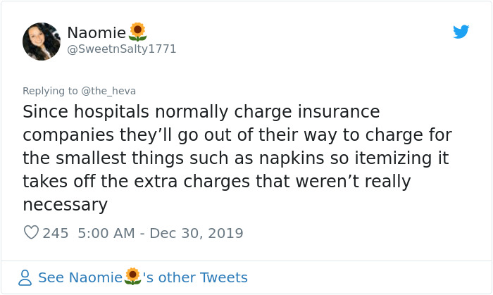 Woman Finds A Genius Way To Reduce ER Bills By Itemizing Them And People Are Saying That It Works