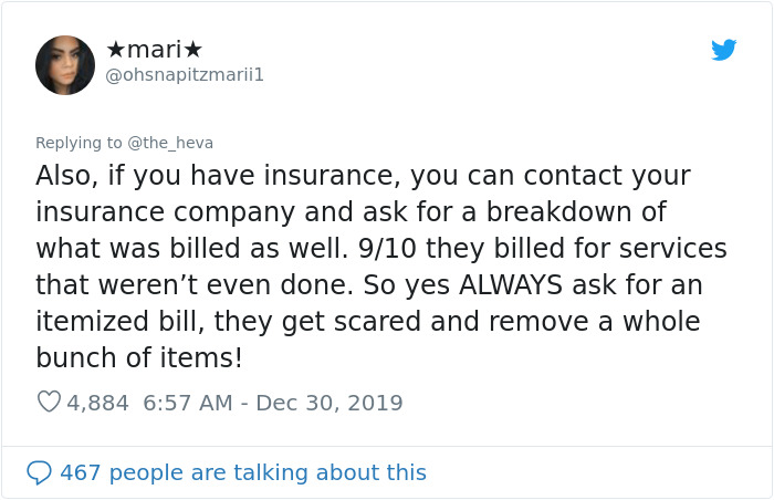 Woman Finds A Genius Way To Reduce ER Bills By Itemizing Them And People Are Saying That It Works
