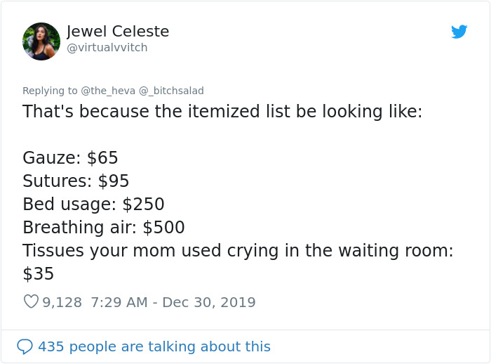 Woman Finds A Genius Way To Reduce ER Bills By Itemizing Them And People Are Saying That It Works