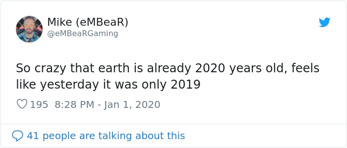 10 Not-The-Sharpest People Who Just Tweeted About 'Time Flying Fast' And Earth Being 2020 Years Old