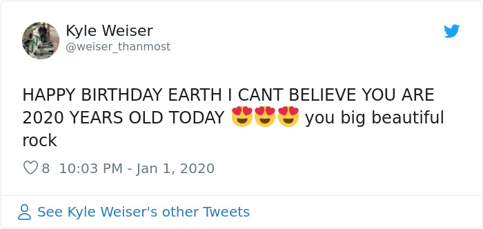 10 Not-The-Sharpest People Who Just Tweeted About 'Time Flying Fast' And Earth Being 2020 Years Old 10 Not-The-Sharpest People Who Just Tweeted About 'Time Flying Fast' And Earth Being 2020 Years Old