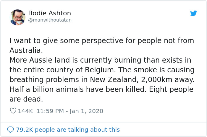 Guy Posts A Horrifying Tweet Thread That Reveals The Devastating Power Of The Australian Fires