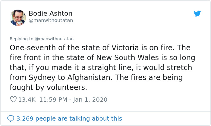 Guy Posts A Horrifying Tweet Thread That Reveals The Devastating Power Of The Australian Fires Guy Posts A Horrifying Tweet Thread That Reveals The Devastating Power Of The Australian Fires