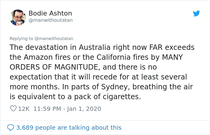 Guy Posts A Horrifying Tweet Thread That Reveals The Devastating Power Of The Australian Fires Guy Posts A Horrifying Tweet Thread That Reveals The Devastating Power Of The Australian Fires