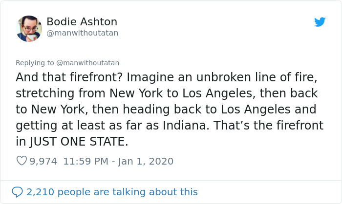 Guy Posts A Horrifying Tweet Thread That Reveals The Devastating Power Of The Australian Fires