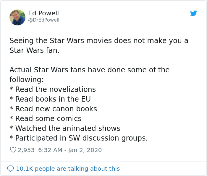 Obnoxious Star Wars Fandom “Gatekeeper” Is Told Off By The Co-Writer Of Star Wars Books Obnoxious Star Wars Fandom “Gatekeeper” Is Told Off By The Co-Writer Of Star Wars Books