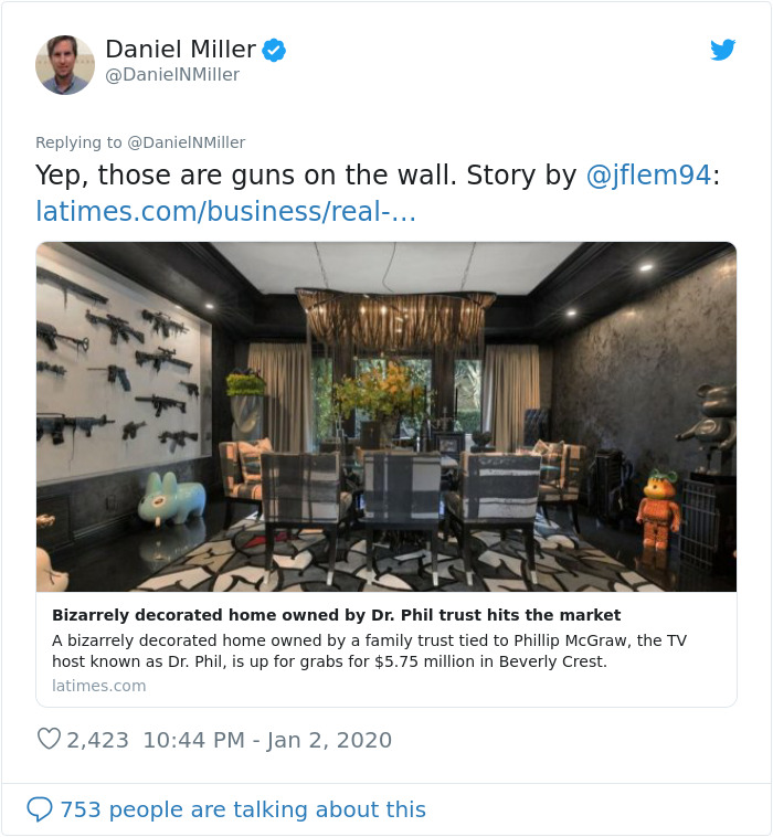 'Luxury' House Owned By Dr. Phil Is For Sale And People Are Finding Lots Of Things Very Wrong With Its Design 'Luxury' House Owned By Dr. Phil Is For Sale And People Are Finding Lots Of Things Very Wrong With Its Design