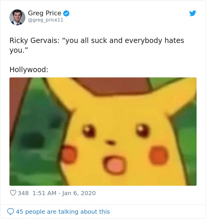 Hollywood Did Not Appreciate Ricky Gervais Roasting Them With His Golden Globes Monologue Hollywood Did Not Appreciate Ricky Gervais Roasting Them With His Golden Globes Monologue