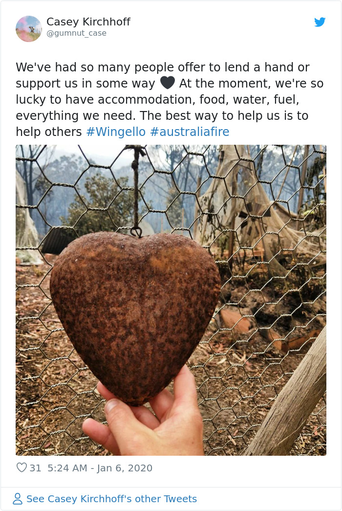 Australian Woman Shares Photos After Fires Destroyed Her House, But Left Her Garden Untouched Australian Woman Shares Photos After Fires Destroyed Her House, But Left Her Garden Untouched