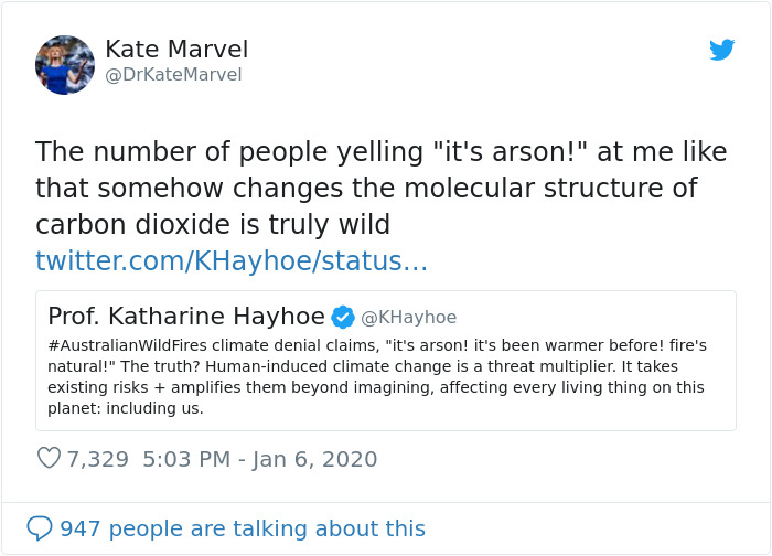 Ecologist Serves A Massive Burn To Founder Of AccuWeather After He Tells Her To Get Educated Ecologist Serves A Massive Burn To Founder Of AccuWeather After He Tells Her To Get Educated