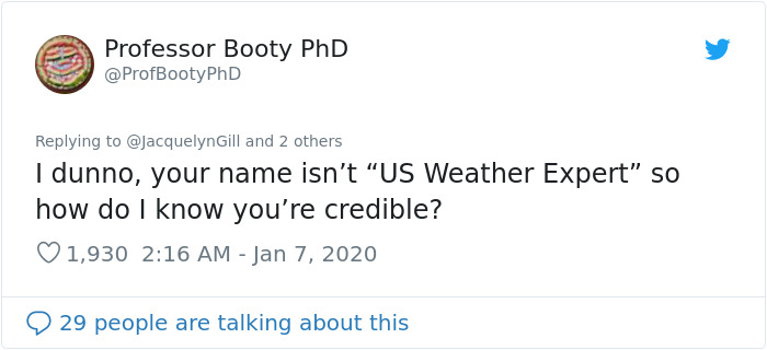 Ecologist Serves A Massive Burn To Founder Of AccuWeather After He Tells Her To Get Educated Ecologist Serves A Massive Burn To Founder Of AccuWeather After He Tells Her To Get Educated