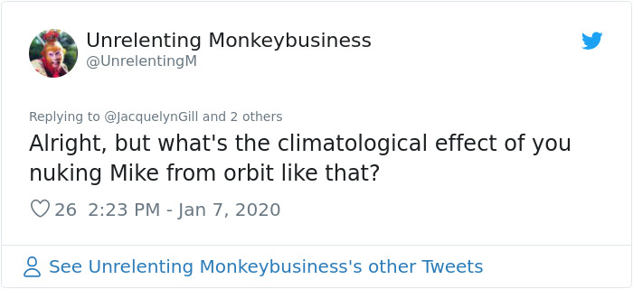 Ecologist Serves A Massive Burn To Founder Of AccuWeather After He Tells Her To Get Educated Ecologist Serves A Massive Burn To Founder Of AccuWeather After He Tells Her To Get Educated