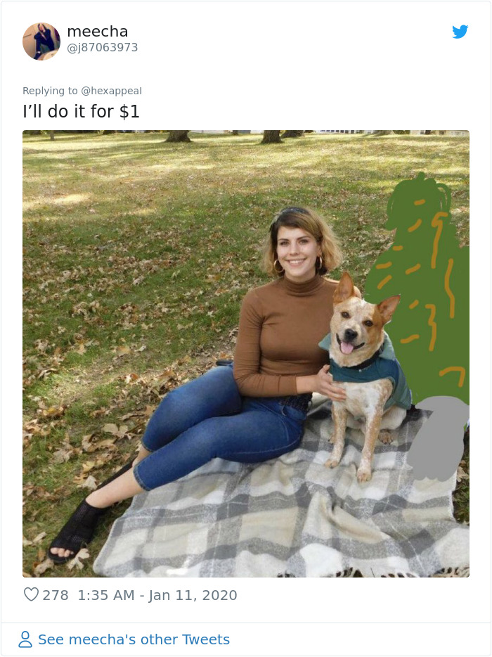 Woman On Twitter Is Asking For $10 To Edit Out Your Ex From Photos And People Post The Results Woman On Twitter Is Asking For $10 To Edit Out Your Ex From Photos And People Post The Results