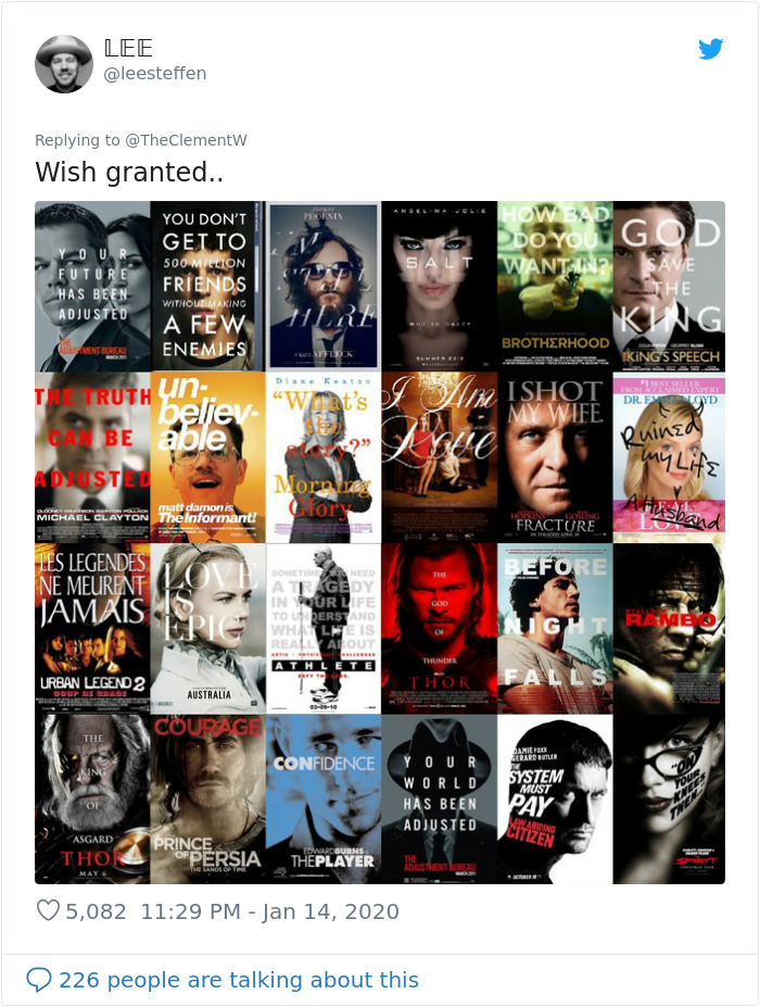 Twitter Thread Shows There's 20 Types Of Movie Posters And Now We Can't Unsee Them Twitter Thread Shows There's 20 Types Of Movie Posters And Now We Can't Unsee Them