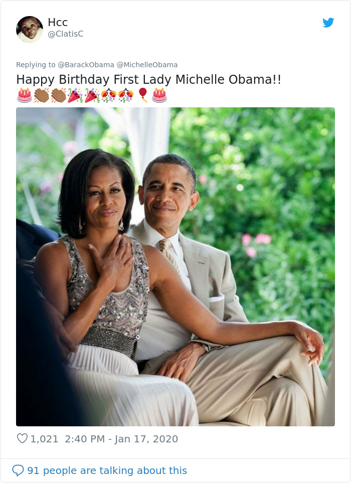 Michelle Obama Just Turned 56 And Her Husband Posted An Adorable Photoshoot To Honor Her