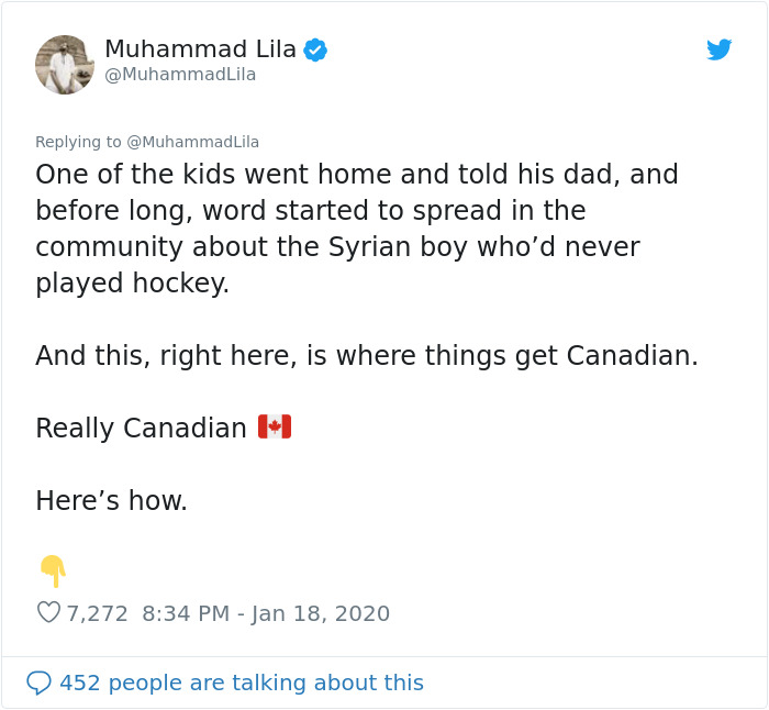 This Syrian Refugee Boy's Dream To Play Hockey Is Fulfilled By Neighbors And It's The Most Canadian Thing Ever