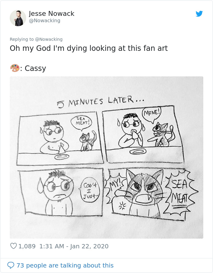 Guy Shares His Cat's Funny Reaction To Him Opening A Can Thinking It's Tuna, Gets A Fan Comic Strip Guy Shares His Cat's Funny Reaction To Him Opening A Can Thinking It's Tuna, Gets A Fan Comic Strip